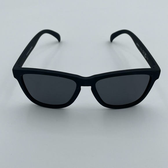 Goodr "A Unicorn's Calamity" Sunglasses Matte Black Frame Full Rim Black Lens - Picture 1 of 12